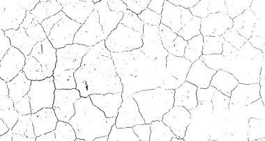 Kırık bir duvarın siyah ve beyaz görüntüsü, beyaz arka planda çatlak bir beyaz boya çatlak bir duvarın siyah ve beyaz çizimi, çatlak bir arka plan.