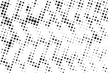 grunge noktaları dokusu, siyah ve beyaz noktalar deseni, noktalı soyut yarım ton deseni, siyah ve beyaz noktalar,