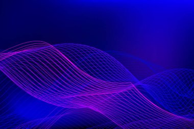 Soyut mavi dalga arkaplanı, Soyut Mor ve Mavi Dalgalar çizgi dokusu, dalgalı çizgileri olan soyut arkaplan,