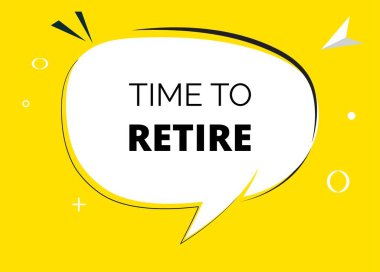 Konuşma baloncuğu metnini bırakma zamanı. Sticker, Banner ve Poster için parlak bir renk. vektör illüstrasyonu.