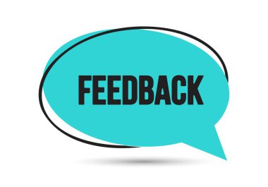 Konuşma baloncuğu metni. Sticker, Banner ve Poster için parlak bir renk. vektör illüstrasyonu.