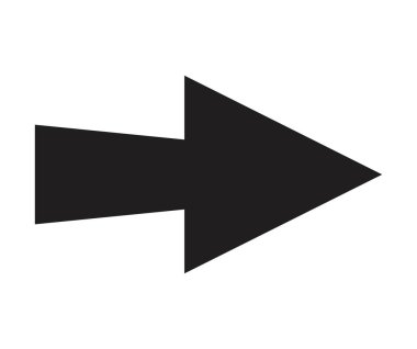 Temel düz stil ok simgesi. Beyaz arkaplanda vektör sembolü koleksiyonu. Vektör illüstrasyonu.