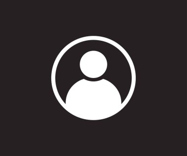 Düz moda insanlar ikonu. Beyaz arkaplanda vektör sembolü koleksiyonu. Vektör illüstrasyonu.