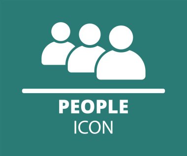 Temel düz stil halk ikonu. Mavi arkaplanda vektör sembolü koleksiyonu. Vektör illüstrasyonu.