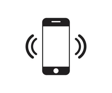 Akıllı Telefon ikon vektörü. Beyaz arkaplanda vektör sembolü koleksiyonu. Telefon simgesi izole edildi. Mobil simge Vektörü illüstrasyonu.