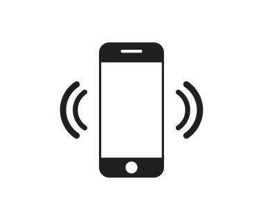 Akıllı Telefon ikon vektörü. Beyaz arkaplanda vektör sembolü koleksiyonu. Telefon simgesi izole edildi. Mobil simge Vektörü illüstrasyonu.