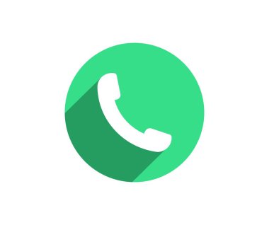 Telefon simgesi vektörü. Beyaz arkaplanda vektör sembolü koleksiyonu. Telefon simgesi izole edildi. Simge Vektörü illüstrasyonunu ara