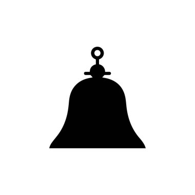Çan simgesi. Çan simgesi vektör illüstrasyonu.