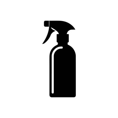 Sprey şişe ürünü izole edilmiş ikon vektör illüstrasyonu.