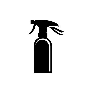 Sprey şişe ürünü izole edilmiş ikon vektör illüstrasyonu.