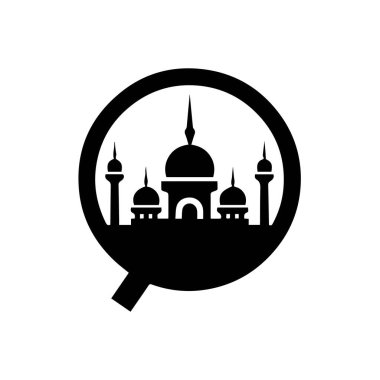 Cami simgesi vektör tasarım şablonu. vektör illüstrasyonu.