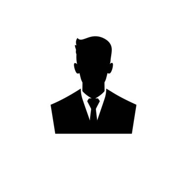 İş adamı ikonu. İş adamı vektör simgesi. İş adamı vektör simgesi