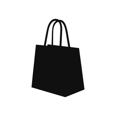 Bu grafik, çeşitli tasarım projeleri için uygun, temiz, beyaz bir arkaplan ile sunulan klasik bir alışveriş çantasının cesur, siyah bir siluetini içeriyor..