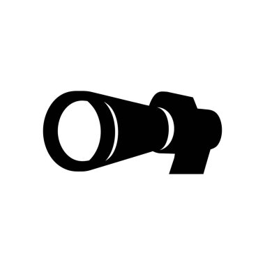 Bu minimalist kamera ikonu herhangi bir proje için harika bir eklenti. Gösterişli siyah tasarımı onu modern bir his veren her tasarım için ideal kılıyor. Beyaz arkaplan.