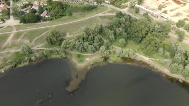 Drone View River — Stok video