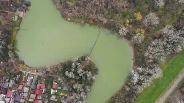 Explore Mesmerizing Beauty Shaped Lake Belgrade Serbia Nature Artistic Masterpiece — Stock Video