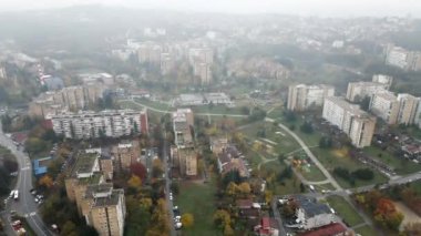 Banliyö Konutları ve Konut Binalarının Drone Görünümü