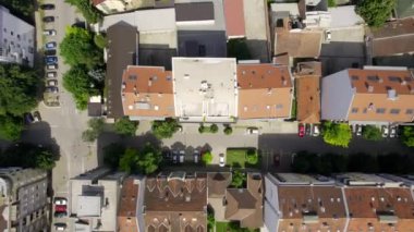 Sırbistan 'ın Novi Sad kenti üzerindeki İHA uçuşu