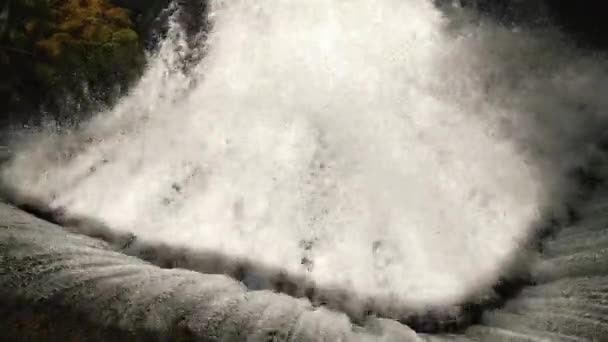 Krupajsko Vrelo自然保护区瀑布的图像 — 图库视频影像