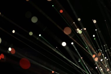 Güzel mavi bokeh arkaplanı ve dokusu.