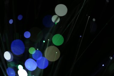 Güzel mavi bokeh arkaplanı ve dokusu.