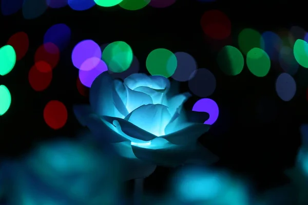 Lotus Yapay Parlak Arkaplan.