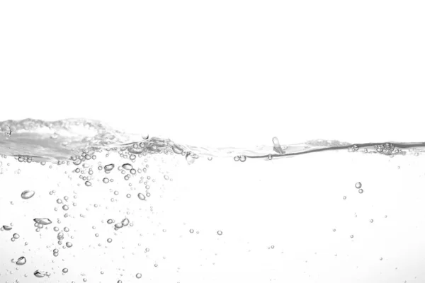 water splash on white background. Water wave isolated on white background