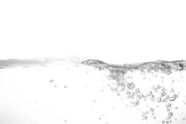 water splash on white background. Water wave isolated on white background