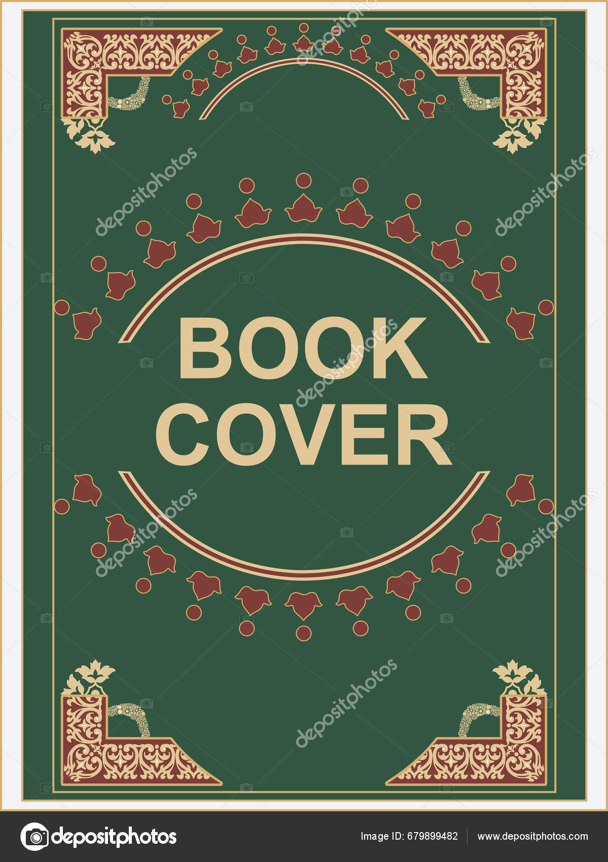 islamic-book-cover-border-design-holy-quran-stock-vector-by