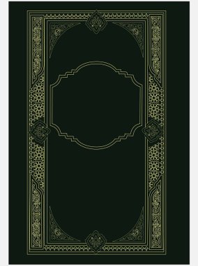 İslam ve Arapça kitap kapağı, Arapça eşsiz tasarım.
