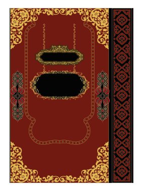 İslam Biçimi Arkaplan Koleksiyonunu Arapça Süslemelerle Karşılama