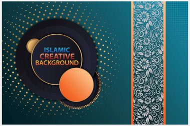  İslam Illustration Arkaplan Vektör Tasarımı Güzel Arapça Kaligrafi,