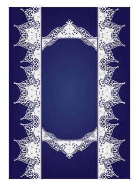 Arap dizaynlı gradyan İslami yeni yıl poster şablonu