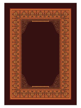 Arap dizaynlı gradyan İslami yeni yıl poster şablonu