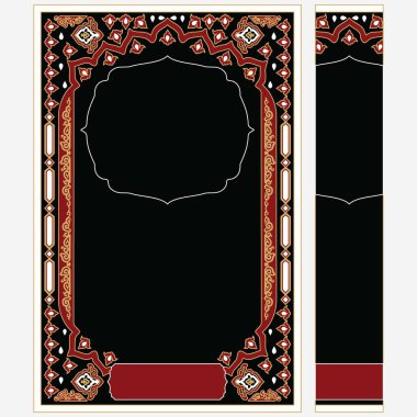 Lüks, İslami Kitap kapağı tasarımı Premium Vektör