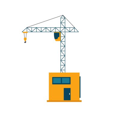 Vektör simgeleri inşaat süreci. Yapılandırma elementi. Vektör illüstrasyonu