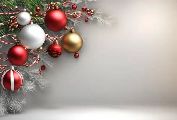 Uçak arka planında Noel süslemeleri