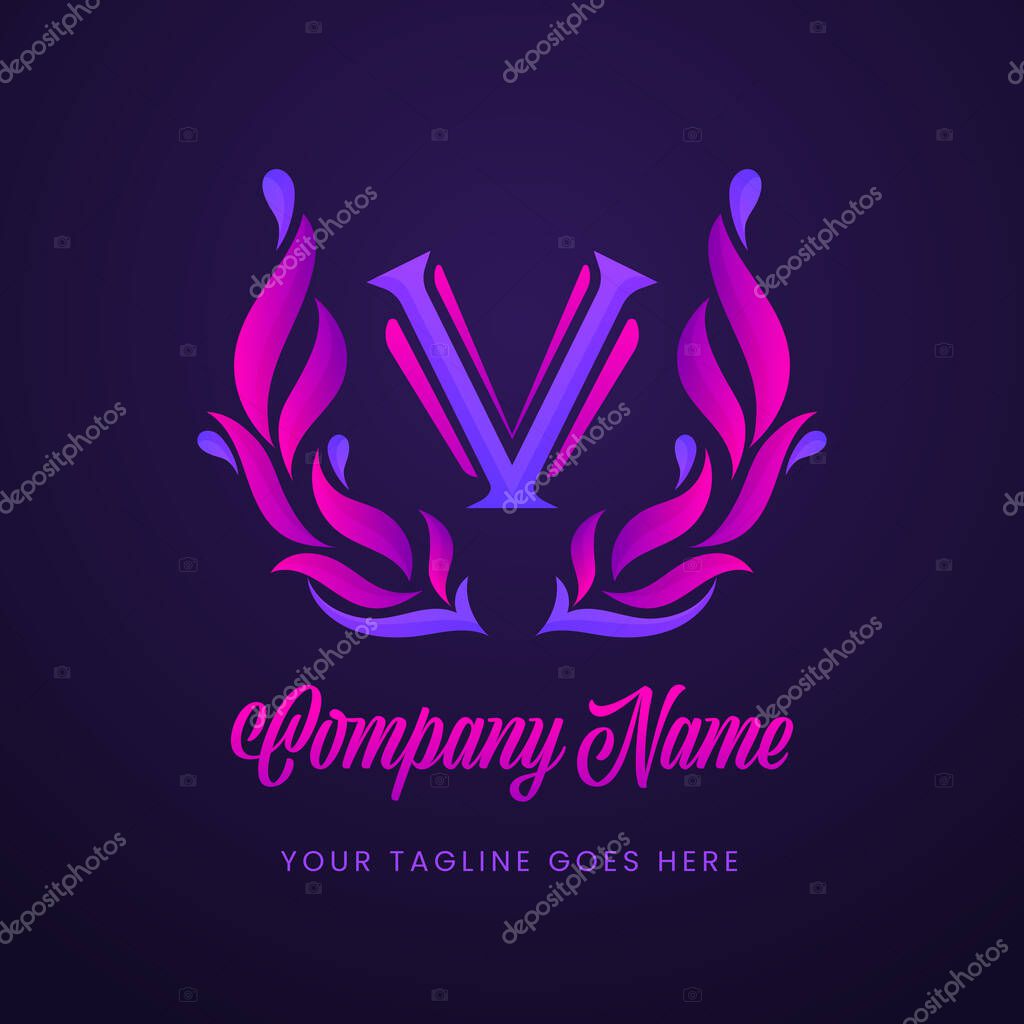 Vector gradient decorative 