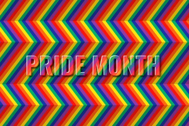 LGBTQ Onur Ayı. Banner Love aşktır. İnsan hakları ya da çeşitlilik kavramı. Şablon LGBT olay paneli tasarımı.