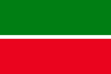 Tataristan bayrak desenli arka plan. Gerçekçi ulusal bayrak tasarımı. Soyut vektör şablonu.