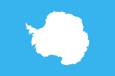 Antarktika dalgalanan bayrak desenli arka plan. Gerçekçi ulusal bayrak tasarımı. Soyut vektör şablonu.