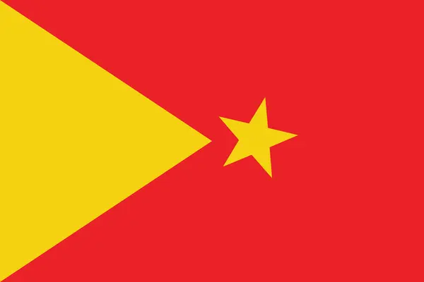 Tigray dalgalı bayrak desenli arka plan. Gerçekçi ulusal bayrak tasarımı. Soyut vektör şablonu.