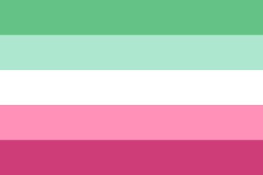AÇIK Bayraklı. Gurur Bayrağı. LGBTQ + Onur Yürüyüşü. Çok renkli LGBTQIA doğrusal bayrağı.