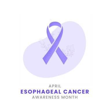 Uluslararası Beyin Kanseri Bilinci Ayı için beyaz arkaplan farkındalığı grafikli Periwinkle kurdelesi