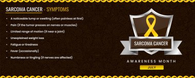 Semptomları olan orijinal Sarkoma Kanseri kurdelesi, Şablon bazlı Kalkan Tasarımı.