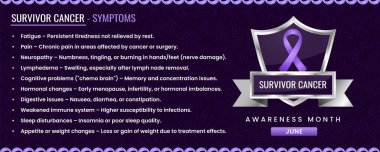 Semptomları olan orijinal Survivor Kanser kurdelesi, Şablon bazlı Kalkan Tasarımı.