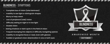 Belirtileri olan orijinal Körlük Farkındalığı kurdelesi, Şablon Bazlı Kalkan Tasarımı.