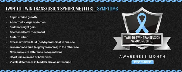 İkiz Transfüzyon Sendromu semptomları olan farkındalık kurdelesi, model temelli kalkan tasarımı.