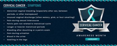 Belirtileri olan orjinal rahim kanseri kurdelesi, desen temelli kalkan tasarımı.