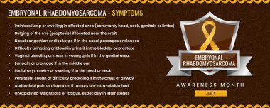 Orijinal Embryonal Rhabdomyosarcoma semptomlu kurdele, Şablon Bazlı Kalkan Tasarımı.